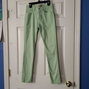 Banana Republic pastel green pants size 2